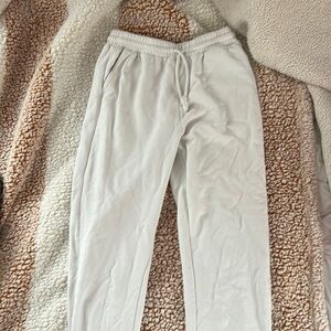 White sweatpants